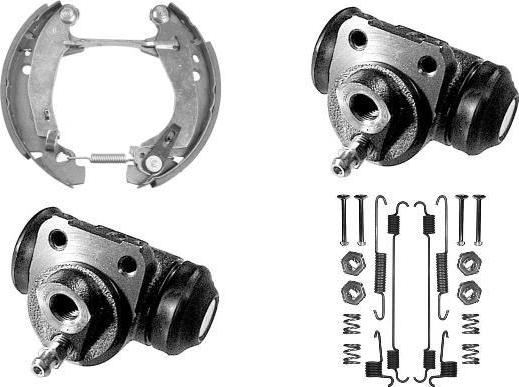 MGA PM623923 - Комплект гальм, барабанний механізм autocars.com.ua