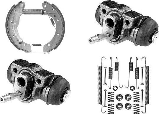 MGA PM679540 - Комплект гальм, барабанний механізм autocars.com.ua