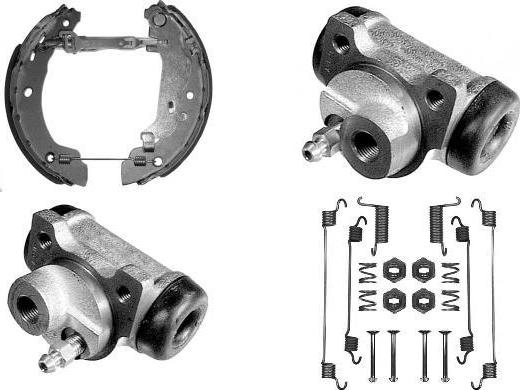 MGA PM703302 - Комплект тормозных колодок, барабанные autodnr.net