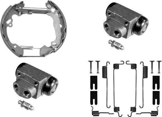 MGA PM760466 - Комплект гальм, барабанний механізм autocars.com.ua