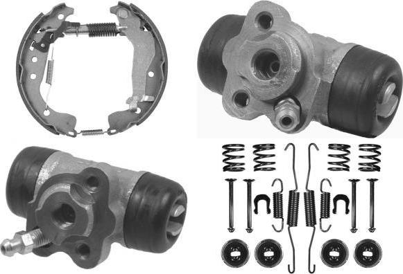 MGA PM772981 - Комплект тормозных колодок, барабанные autodnr.net