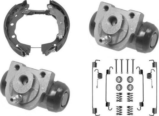 MGA PM807995 - Комплект гальм, барабанний механізм autocars.com.ua