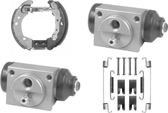 MGA PM819979 - Комплект гальм, барабанний механізм autocars.com.ua