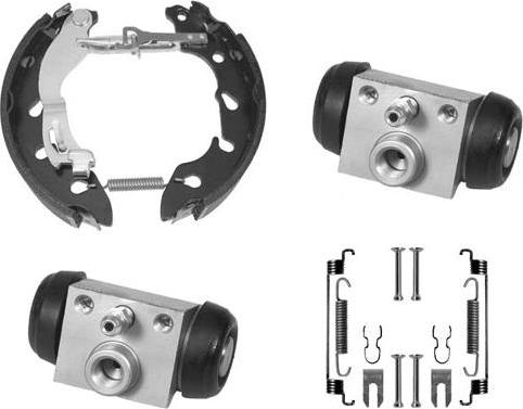 MGA PM911874 - Комплект гальм, барабанний механізм autocars.com.ua