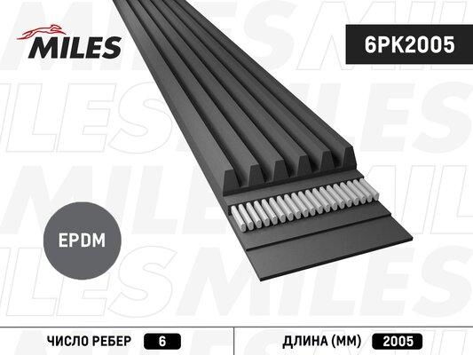 Miles 6PK2005 - Поликлиновой ремень avtokuzovplus.com.ua