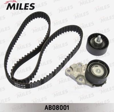 Miles AB08001 - Комплект ремня ГРМ Chevrolet LACETTI J200 1.4 16V -1.6 autodnr.net