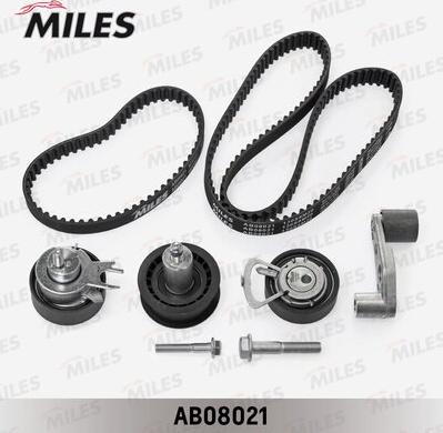 Miles AB08021 - Комплект ременя ГРМ autocars.com.ua