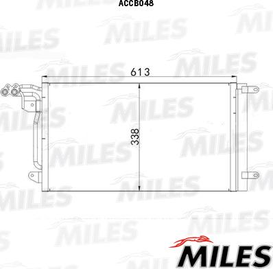 Miles accb048 - Конденсатор кондиционера autodnr.net