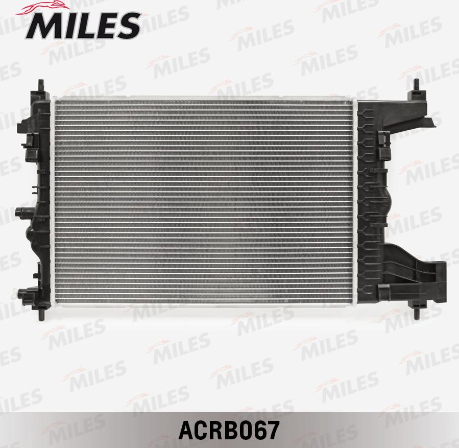 Miles ACRB067 - Радіатор, охолодження двигуна autocars.com.ua