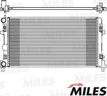 Miles acrb075 - Радиатор, охлаждение двигателя autodnr.net