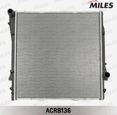 Miles ACRB136 - Радиатор BMW E53 3.0-4.4-3.0D 00- паяный autodnr.net