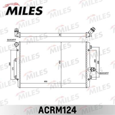 Miles ACRM124 - Радиатор, охлаждение двигателя avtokuzovplus.com.ua