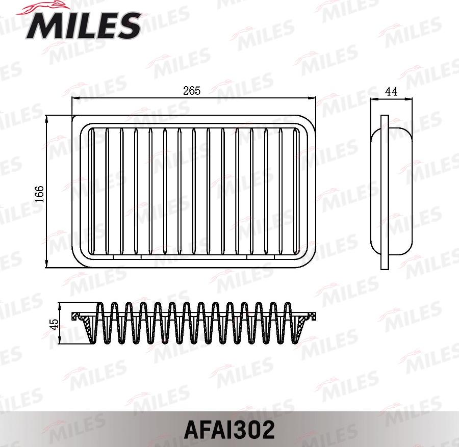 Miles AFAI302 - Фильтр воздушный SUZUKI SWIFT IV MZ  EZ 1.2 10- autodnr.net