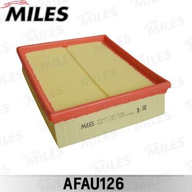 Miles AFAU126 - Воздушный фильтр avtokuzovplus.com.ua