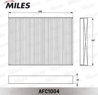 Miles AFC1004 - Фільтр, повітря у внутрішній простір autocars.com.ua