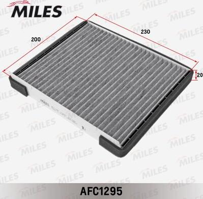 Miles afc1295 - Фильтр воздуха в салоне autodnr.net