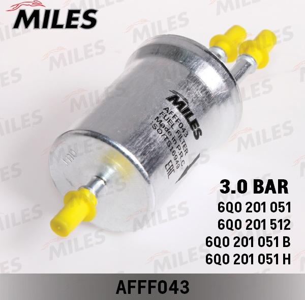 Miles AFFF043 - Паливний фільтр autocars.com.ua