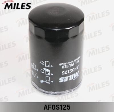 Miles AFOS125 - Масляний фільтр autocars.com.ua