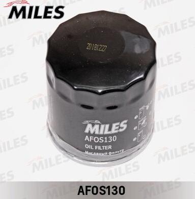 Miles AFOS130 - Масляний фільтр autocars.com.ua