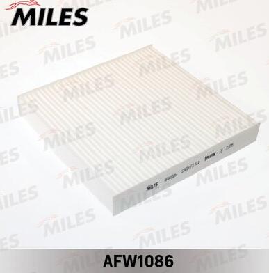 Miles AFW1086 - Фильтр воздуха в салоне avtokuzovplus.com.ua