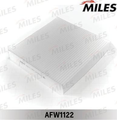 Miles AFW1122 - Фильтр воздуха в салоне avtokuzovplus.com.ua