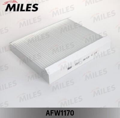 Miles AFW1170 - Фільтр, повітря у внутрішній простір autocars.com.ua