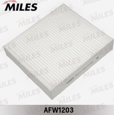 Miles AFW1203 - Фильтр воздуха в салоне avtokuzovplus.com.ua