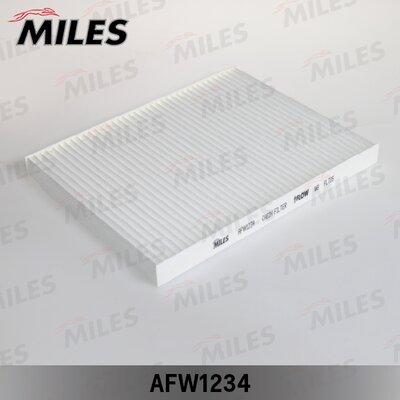 Miles AFW1234 - Фільтр, повітря у внутрішній простір autocars.com.ua