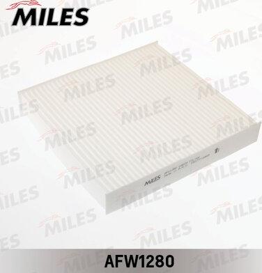 Miles AFW1280 - Фільтр, повітря у внутрішній простір autocars.com.ua