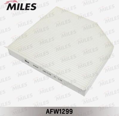 Miles AFW1299 - Фільтр, повітря у внутрішній простір autocars.com.ua