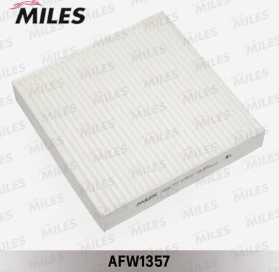 Miles AFW1357 - Фільтр, повітря у внутрішній простір autocars.com.ua