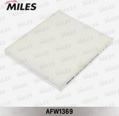 Miles AFW1369 - Фільтр, повітря у внутрішній простір autocars.com.ua