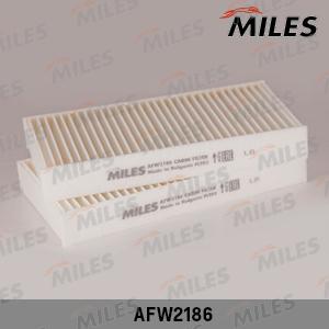Miles AFW2186 - Фільтр, повітря у внутрішній простір autocars.com.ua