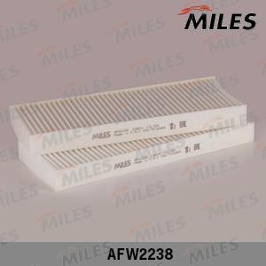 Miles AFW2238 - Фільтр, повітря у внутрішній простір autocars.com.ua