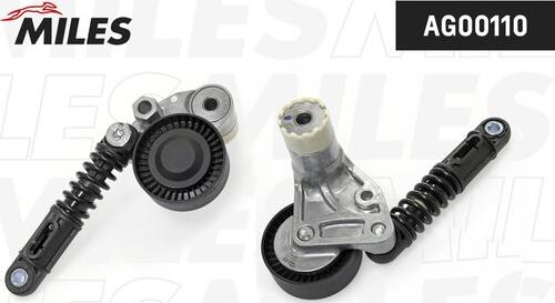 Miles AG00110 - Натягувач ременя, клинові зуб. autocars.com.ua