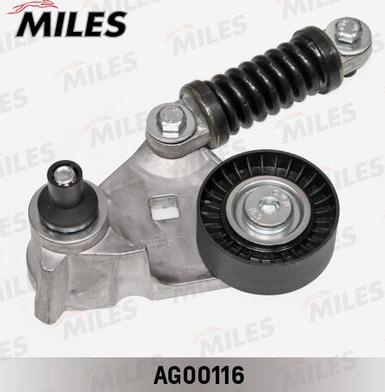 Miles AG00116 - Натягувач ременя, клинові зуб. autocars.com.ua