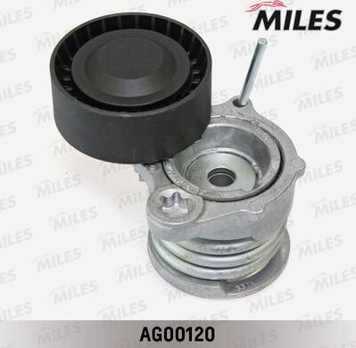 Miles AG00120 - Натягувач ременя, клинові зуб. autocars.com.ua