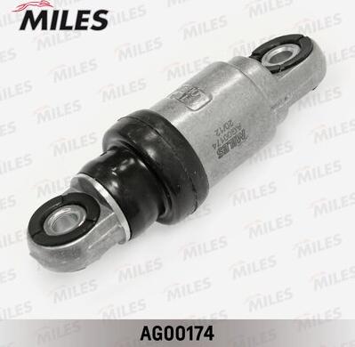 Miles AG00174 - Амортизатор, поліклиновий ремінь autocars.com.ua