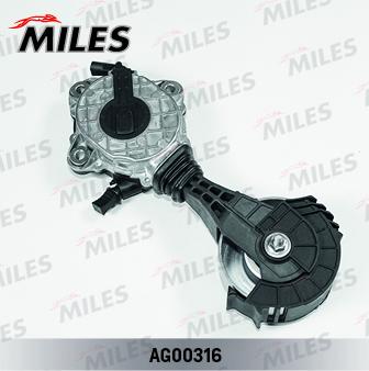 Miles AG00316 - Натягувач ременя, клинові зуб. autocars.com.ua