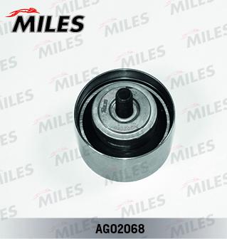 Miles AG02068 - Паразитний / Провідний ролик, зубчастий ремінь autocars.com.ua