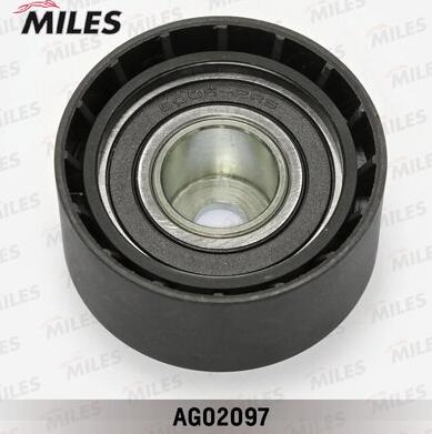 Miles AG02097 - Направляющий ролик, поликлиновый ремень avtokuzovplus.com.ua