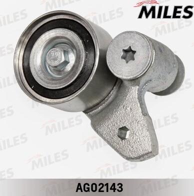Miles AG02143 - Натяжна ролик, ремінь ГРМ autocars.com.ua