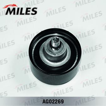 Miles AG02269 - Паразитний / Провідний ролик, зубчастий ремінь autocars.com.ua