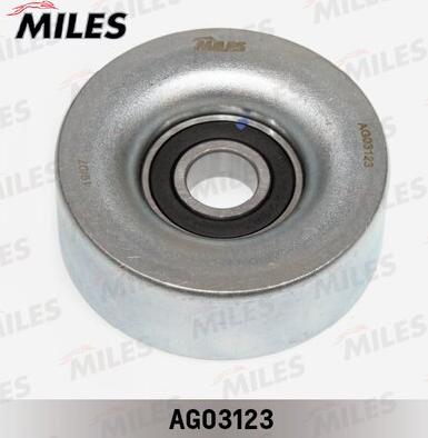 Miles AG03123 - Натягувач ременя, клинові зуб. autocars.com.ua