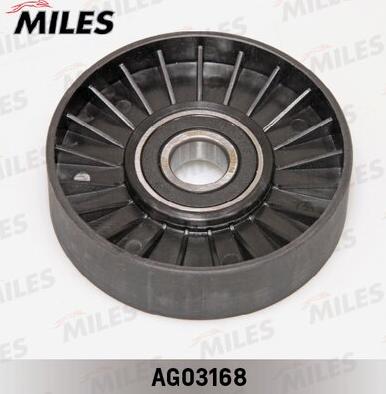 Miles AG03168 - Натягувач ременя, клинові зуб. autocars.com.ua