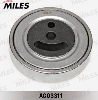 Miles AG03311 - Паразитний / провідний ролик, поліклиновий ремінь autocars.com.ua