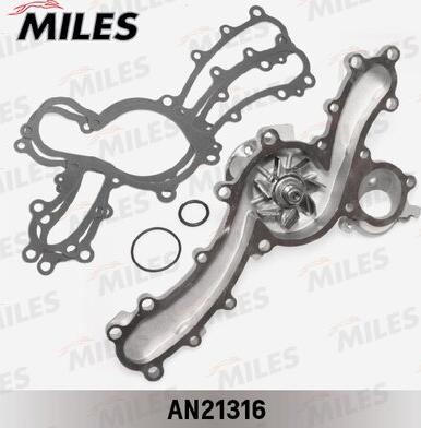 Miles AN21316 - Водяний насос autocars.com.ua