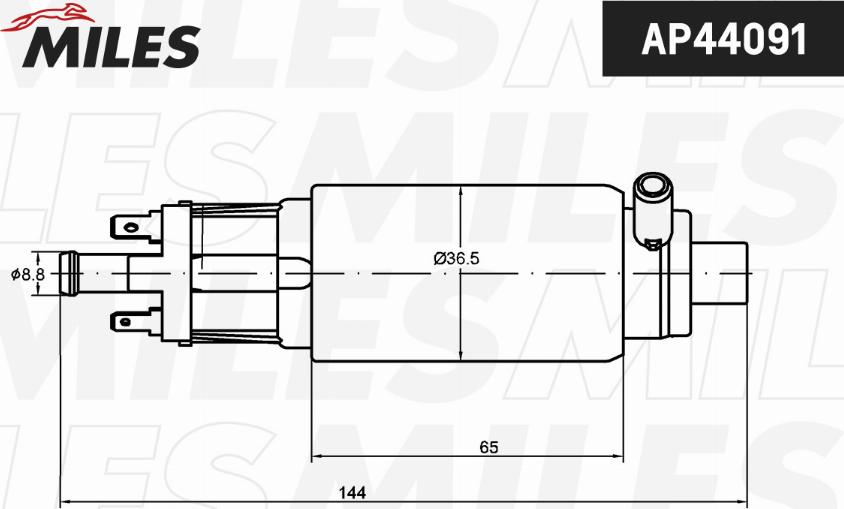 Miles AP44091 - Топливный насос autodnr.net