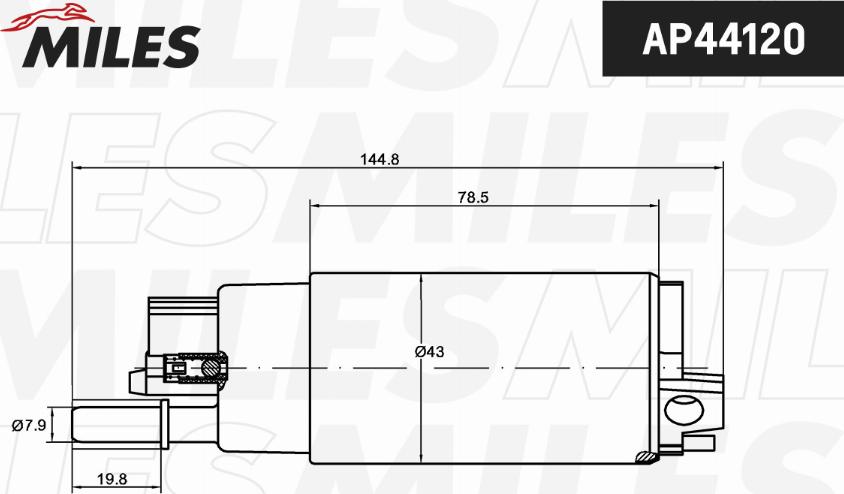 Miles AP44120 - Топливный насос avtokuzovplus.com.ua