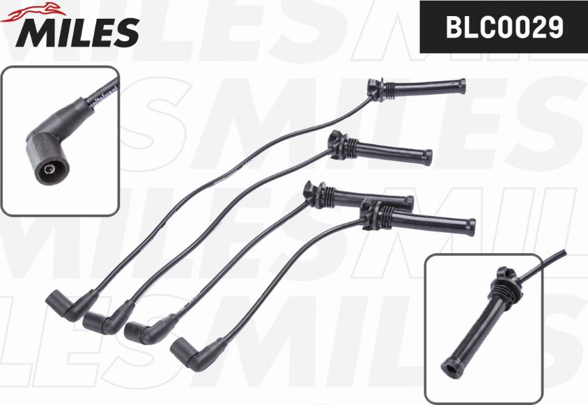 Miles BLC0029 - Комплект проводів запалювання autocars.com.ua